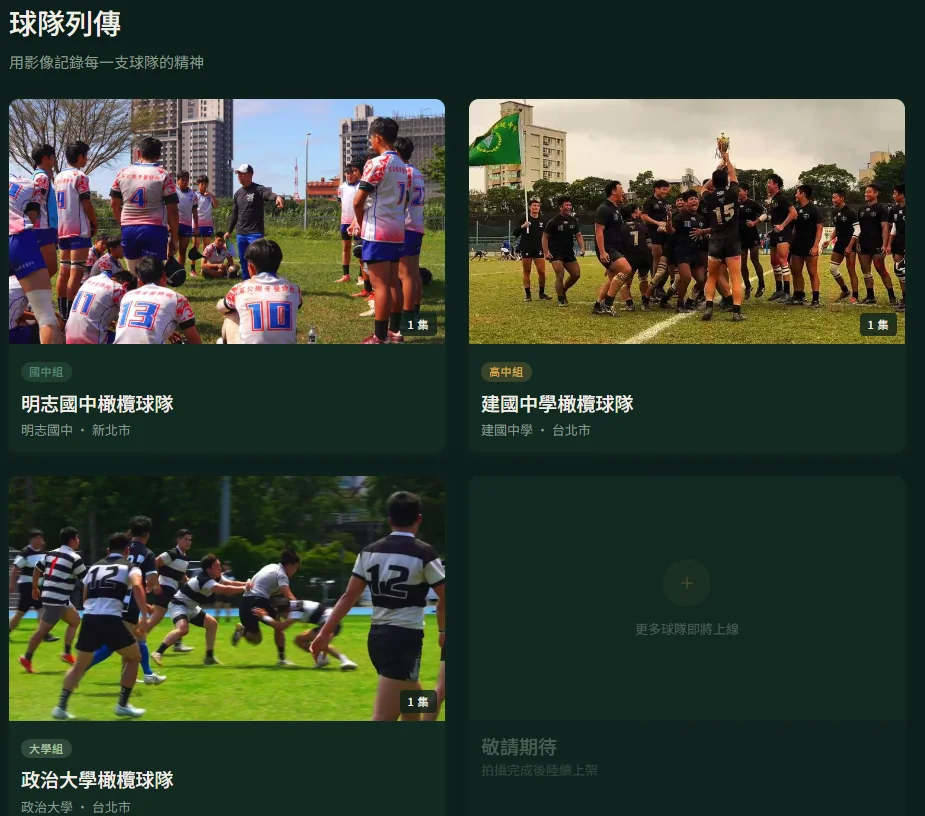 TRYLINE 球隊列傳